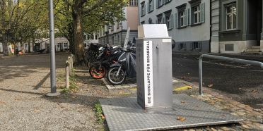 Bioklappe auf dem Hauptwachplatz wird erneuert