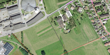 Radweg entlang des Industriezubringers gesperrt