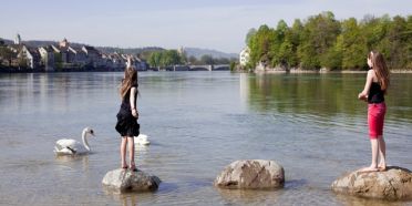 Grenzüberschreitendes öffentliches Rheinschwimmen am 11. August 2024