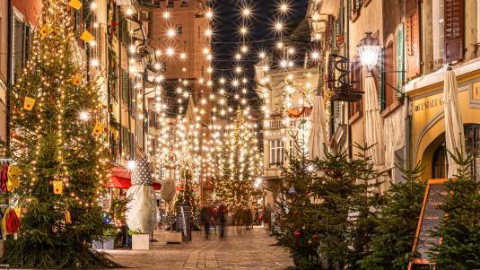 Advent in der Rheinfelder Marktgasse