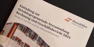Ortsbürgergemeinde-Versammlung vom 16. Juni 2025; Aktenauflage