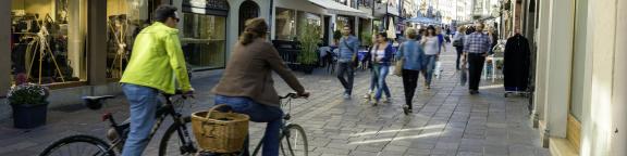 Fuss- und Veloverkehr in der Altstadt